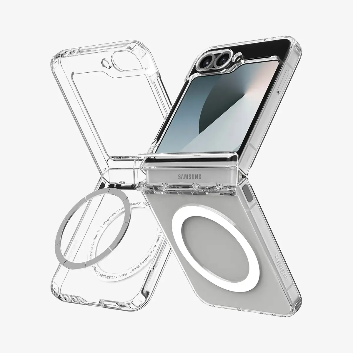 Spigen Ultra Hybrid Pro (MagFit) — Galaxy Z Flip 6 maciņš Photo 3