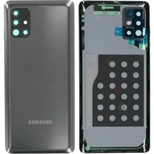 Задняя крышка для Samsung A20s (A207) — сменный чехол, чёрный
