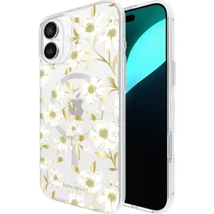 Чехол Protective Gems MagSafe для iPhone 16 Plus от Kate Spade New York (Sunshine Floral)