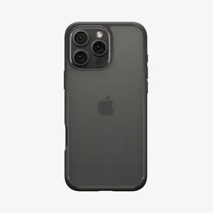 Чехол-крышка Spigen Crystal Hybrid для iPhone 16 Pro Max — PC+TPU, для экрана 6.9", матовый чёрный/прозрачный