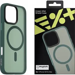Protective MagSafe phone case next one NEXT ONE Etui Mist Shield for iPhone 16 Pro Max, green