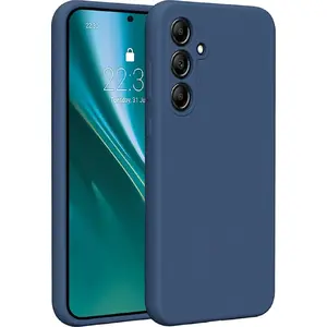 Etteri silikona vāciņš priekš Samsung Galaxy A35 5G — tumši zils