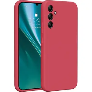 Силиконовый чехол Etteri для Samsung Galaxy A34 5G — малиновый