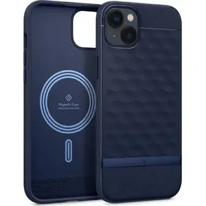 Protective phone case Spigen Caseology Parallax MAG for iPhone 14 Plus 6.7" MagSafe Midnight Blue (ACS04928)