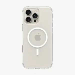 Чехол Spigen Thin Fit T (Mag Fit) для iPhone 16 Pro — поликарбонат, прозрачный белый, для 6,3" экрана