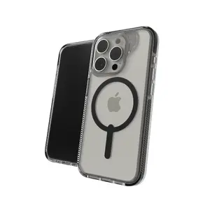 Aizsargmaciņš Snap Zagg Santa Cruz priekš Apple iPhone 15 Pro — caurspīdīgs, priekš 6.1"