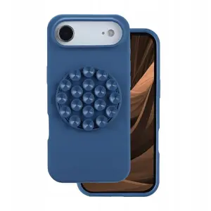 Силиконовый чехол Silicone Stick для iPhone 17 Pro Max 6,9" от Etteri — синий