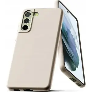 Protective Silicone Case Triton Mercury for iPhone 15 Pro 6.1" — beige/stone