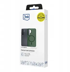 Магнитный чехол 3MK для Samsung Galaxy S25 Ultra — Smoke Green защитный MagCase