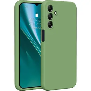 Силиконовый чехол Etteri для Samsung Galaxy A15 4G / A15 5G, светло-зелёный