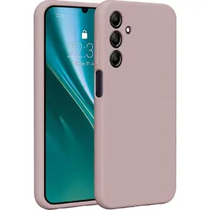 Silikona vāciņš Etteri для Samsung Galaxy A25 5G (global) — gaiši rozā
