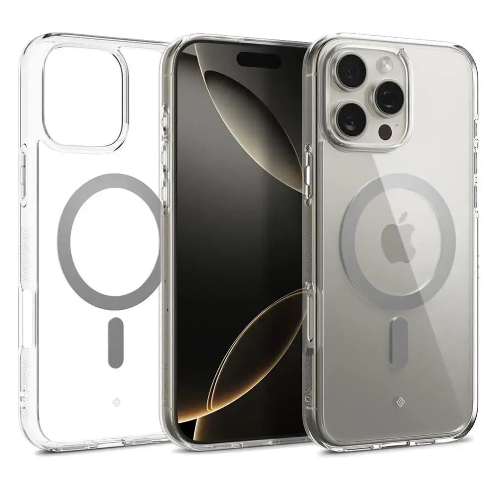 Caseology чехол iPhone 16 Pro Capella Mag Clear White Photo 9