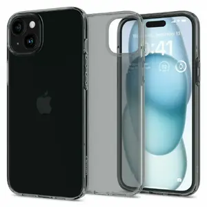 Чехол для смартфона Spigen Crystal Flex Cover для iPhone 15 Plus (6,7") — серый, TPU