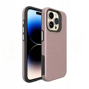 Aizsargvāks VMAX Triangle Case priekš Samsung Galaxy S24 Plus — rozā-zeltains