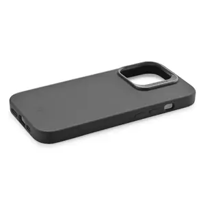Soft-touch silicone cover Sourcing Cellularline Sensation+ for iPhone 15 Pro Max — black, for 6.7" display