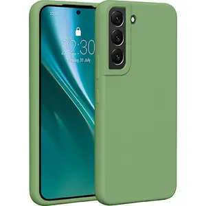 Silikona vāciņš Etteri priekš Samsung Galaxy S22, gaiši zaļš