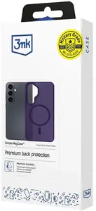 Магнитный чехол 3MK для Samsung Galaxy S25 Ultra — Smoke фиолетовый