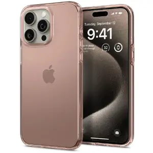 Защитный чехол Spigen для iPhone 15 Pro Max — Crystal Flex Rose, TPU, для экрана 6,7"