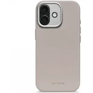 Leather backcover case Elmarc for iPhone 17 compatible with MagSafe — solid clay