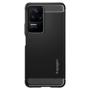 Viedtālruņa vāciņš Spigen Rugged Armor priekš Poco F4 / Redmi K40S, TPU, 6,67" (16,9 cm), melns