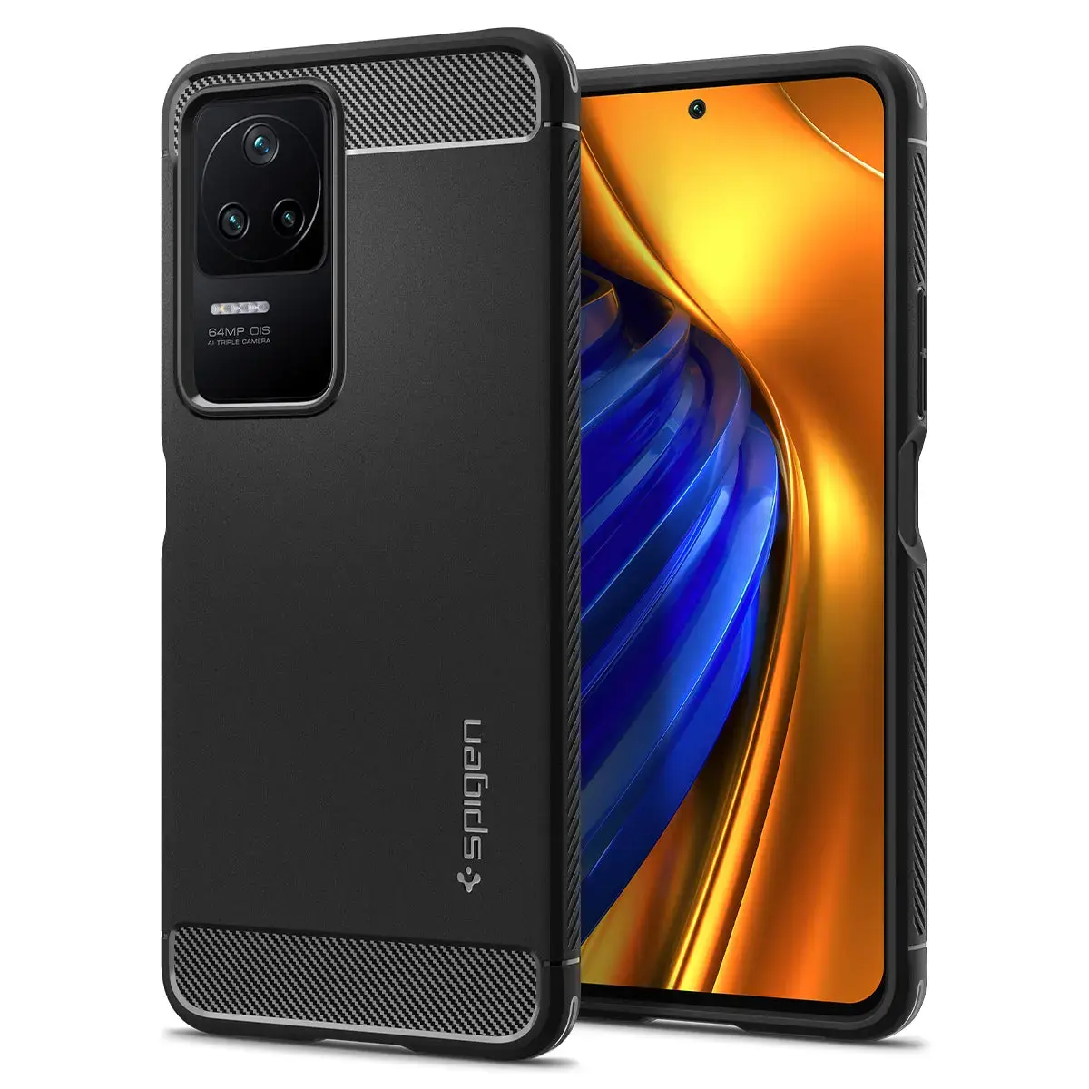 Spigen Rugged Armor vāciņš priekš Poco F4 / Redmi K40S Photo 2