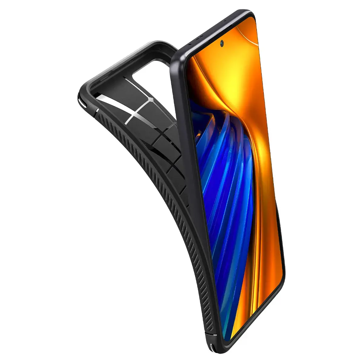 Spigen Rugged Armor vāciņš priekš Poco F4 / Redmi K40S Photo 3