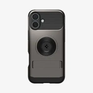 Чехол для мобильного Spigen Slim Armor (MagFit) для iPhone 16, cover, PC+TPU, для экрана 15,5 см (6,1"), серый