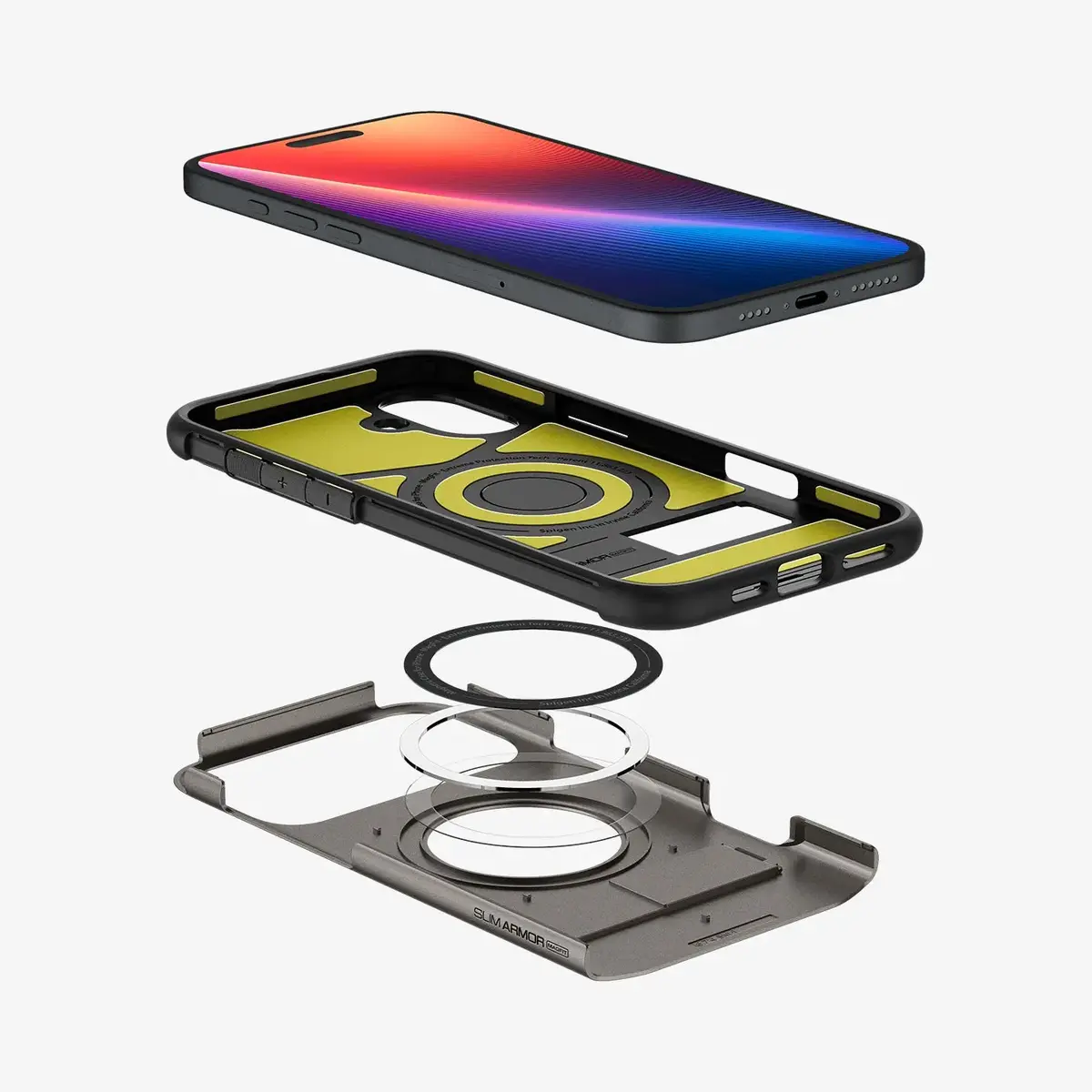 Spigen Slim Armor (MagFit) vāciņš priekš iPhone 16 Photo 4