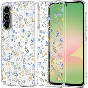 Protective case Spigen for Samsung Galaxy A56 5G — FlexAir Spring Flowers design