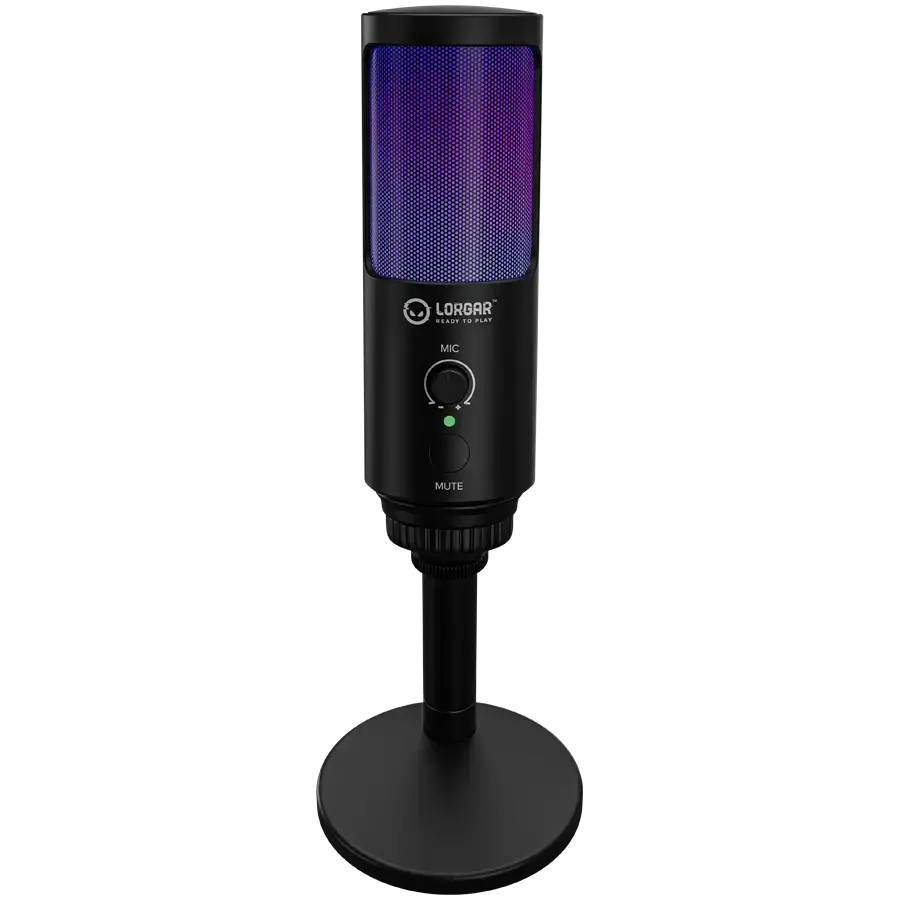 LORGAR SMP40 микрофон с RGB и кнопкой отключения Photo 5
