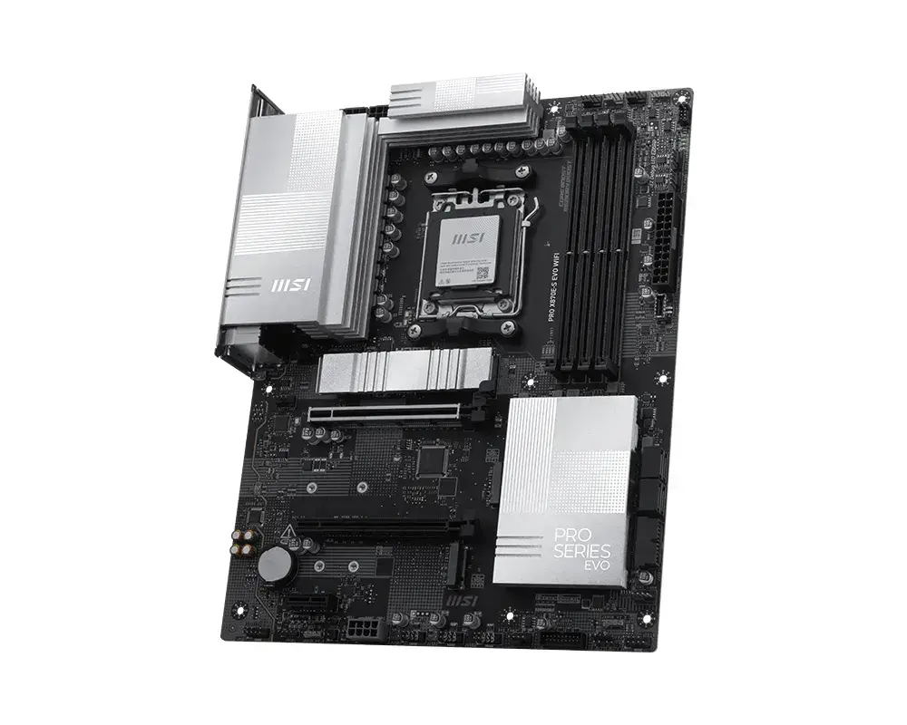 MSI PRO X870E‑S EVO WIFI mātesplate (AM5, ATX) Photo 2