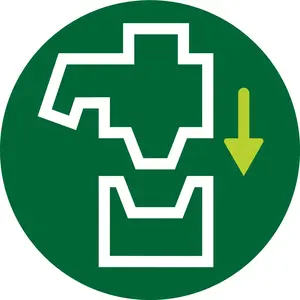 Intuitīva putotāju konstrukcija ātrai montāžai