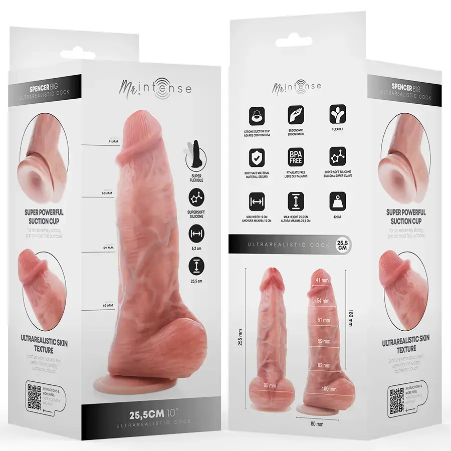 Silicone Dildo MR. INTENSE DILDOS Spencer 25.5 cm Photo 3