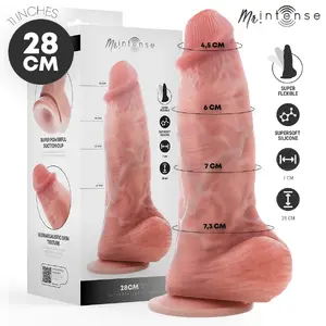 Silicone Dildo MR. INTENSE DILDOS Spencer ExtraBig 28 cm length × 7.3 cm diameter