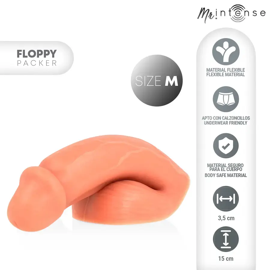 Реалистичный пакер MR. INTENSE FLOPPY размер M Photo 2
