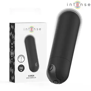 Vibrating Bullet INTENSE FUN TOYS KAREN MINI Rechargeable Black, compact personal massager