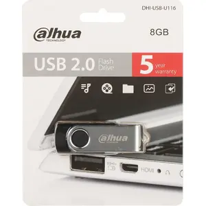 USB flash drive DAHUA USB-U116-20-8GB — 8 GB USB storage, USB-A