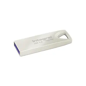 USB flash drive INTEGRAL 128GB (USB 3.2 Gen 1 / Type-A) Read 110 MB/s Write 30 MB/s Silver