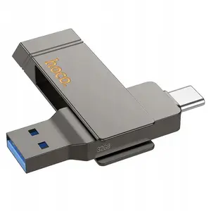 USB flash drive HOCO UD15 32GB with USB-A and USB-C connectors, USB 3.2