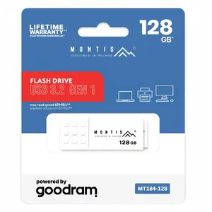 USB 3.2 flash drive MONTIS MT184-128 128GB UME3 — compact portable storage