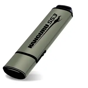 USB flash drive iStorage Kanguru SS3 SuperSpeed USB 3.2 Gen 1 16GB, USB-A, physical write-protect switch, aluminium