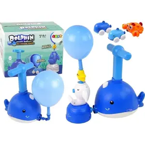 Игрушечная надувная пусковая установка LEANToys Balonowa Wyrzutnia Delfin Samochód Aerodynamiczny, модель 13100