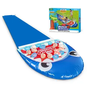 Water slide Zuru Shark Bite Slide with 100+ rapid‑filling self‑sealing water balloons, for ages 3+