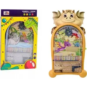 LEANToys Pinball Dexterity Game – Dinosaur & Dragon Stand, Beige