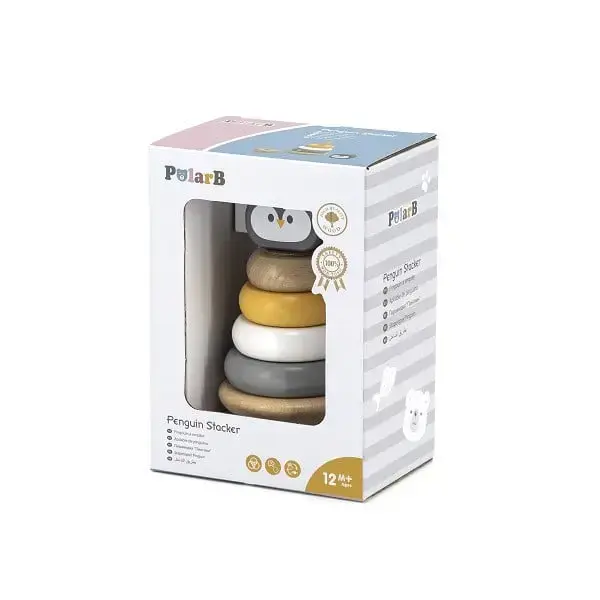 Viga PolarB Penguin Stacker деревянная пирамидка Photo 3