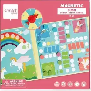 Magnetic Children’s Game with Spinner TEKA 612707 — Unicorn Theme