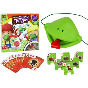 Dexterity Game LEANToys Quick Tongue Catch the Insect — Mask Chameleon (children’s tabletop game)