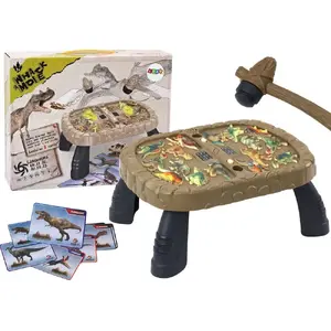 Whac-a-Mole veiklības galdiņš LEANToys modelis 17750 — dinozauru tēma, galda komplekts