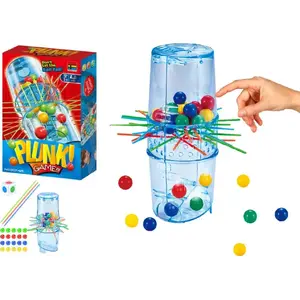 LEANToys tabletop dexterity game 'Falling Balls' — stacking tower and sticks set