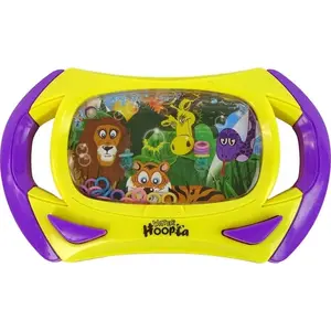 LEANToys водная игра на ловкость — желтая консоль с животными (детская игра с водяными кольцами)